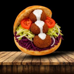 Falafel im Fladenbrot